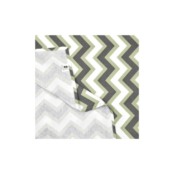 HOMEMONDE 4 Seater Table Cloth 40 60 Inches Grey Chevron 101 152 CM A - LXINDIA.COM