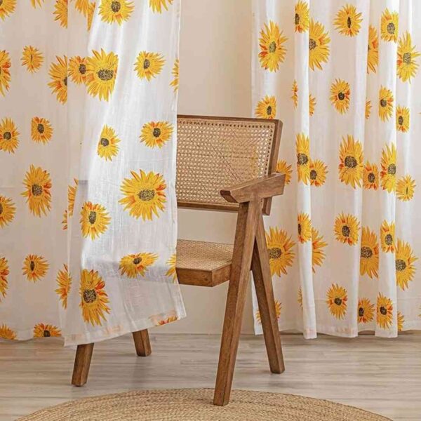 HOMEMONDE Light Filtering Door 7 Feet Grommet Curtains Set Of 2 84 Inches 3 - LXINDIA.COM