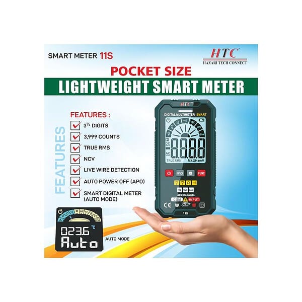 HTC DIGITAL MULTIMETER 11S - LXINDIA.COM