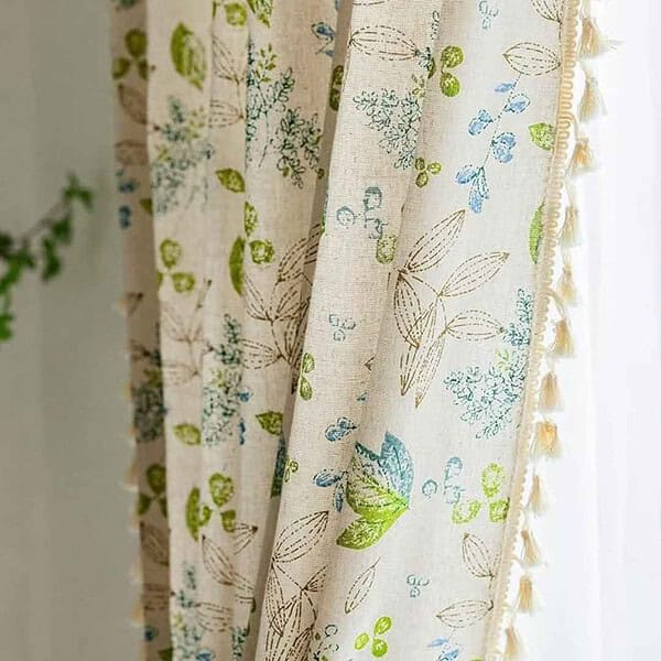 HUESLAND Cotton Curtains for Windows 5 feet Long 1 Bohemian Eyelet Curtain 3 - LXINDIA.COM