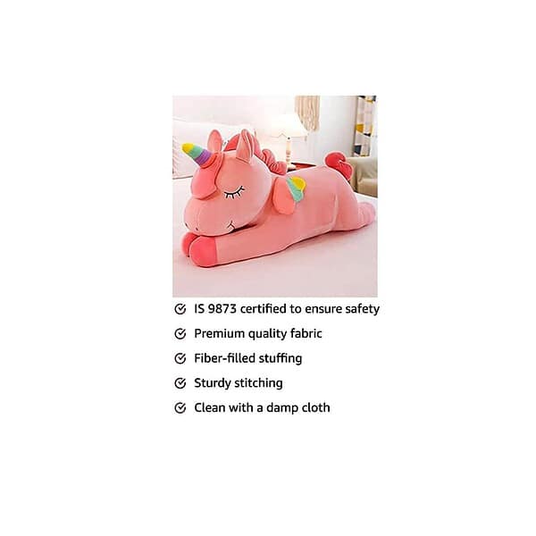 HUG n FEEL SOFT TOYS Polyester Unicorn Flying Soft Toys B - LXINDIA.COM