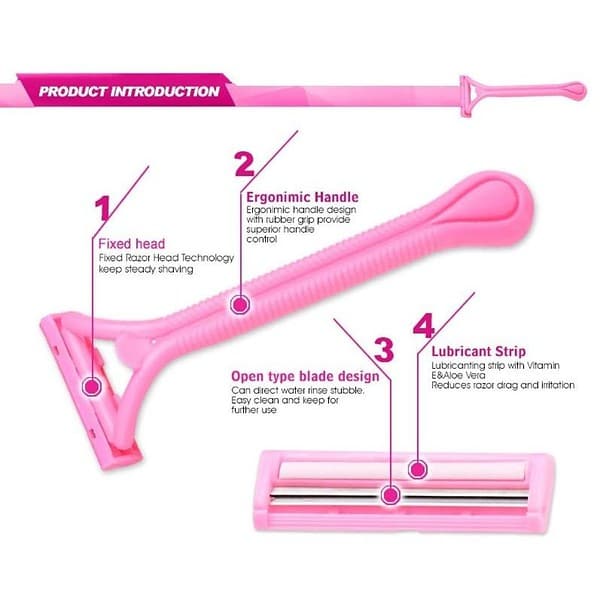 Hair Removal Shaving Razor for GirlsWomen Pack of 82 - LXINDIA.COM