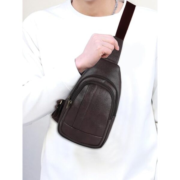 Half Moon Echelon Crossbody Sling Bag for Men 1 - LXINDIA.COM