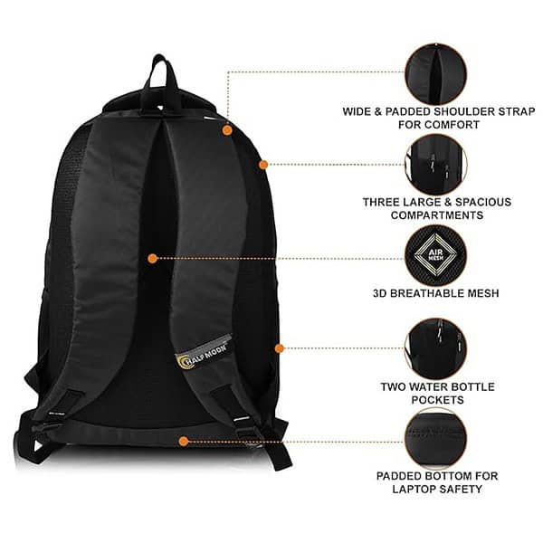 Half Moon Valex Unisex Laptop Backpack 2 - LXINDIA.COM