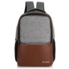 Half Moon Valex Unisex Laptop Backpack Brown Grey - LXINDIA.COM