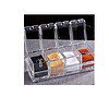 Happy Hevan 4 Grid Acrylic Spice Organizer - LXINDIA.COM