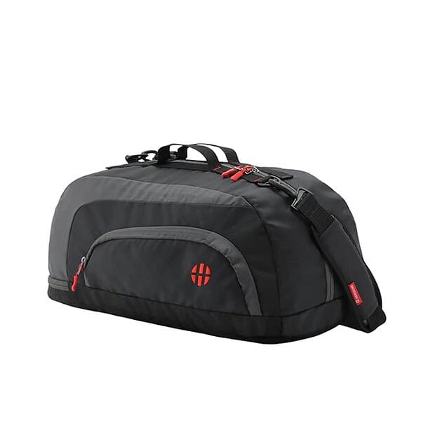 Harissons Jake 31L Water Resistant Duffel Gym Bag Black Grey - LXINDIA.COM