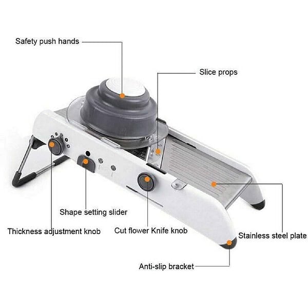 Hatanu Mall 18 in 1 Stainless Steel Mandolin Slicer A - LXINDIA.COM