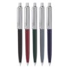 Hauser Berlin Half Metal Ball Pen Box Pack Blue Ink Pack of 5 - LXINDIA.COM