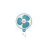 Havells Gatik Neo 400mm Wall Mounted Fan White BlueA - LXINDIA.COM