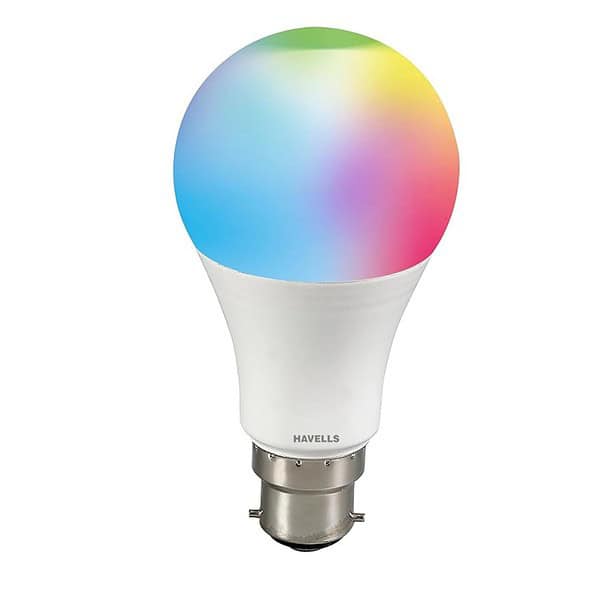 Havells Glamax 9W B22 WiFi LED Smart Bulb with Music Sync Function 16M Colours - LXINDIA.COM