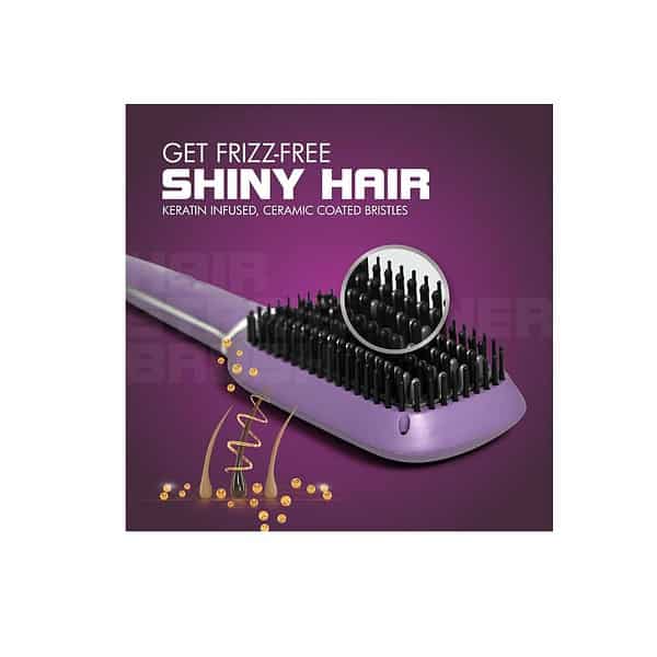 Havells Keratin Infused Hair Straightener Brush HS4201 A - LXINDIA.COM