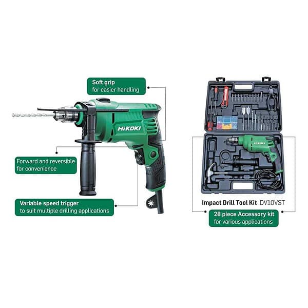 HiKOKI DV10VSTS9Z kit Drill Kit 10 MM2 - LXINDIA.COM