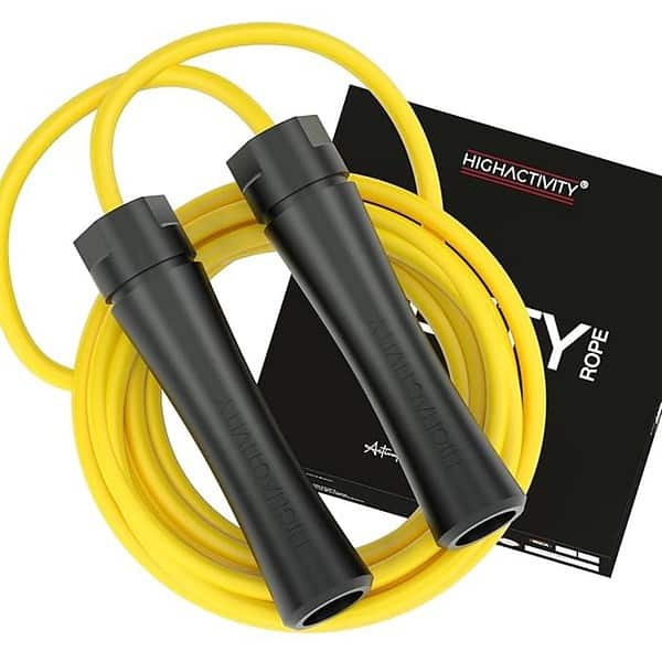 High Activity Polyvinyl Chlorine Adjustable Heavy Jump Rope For Men Women Children Yellow - LXINDIA.COM