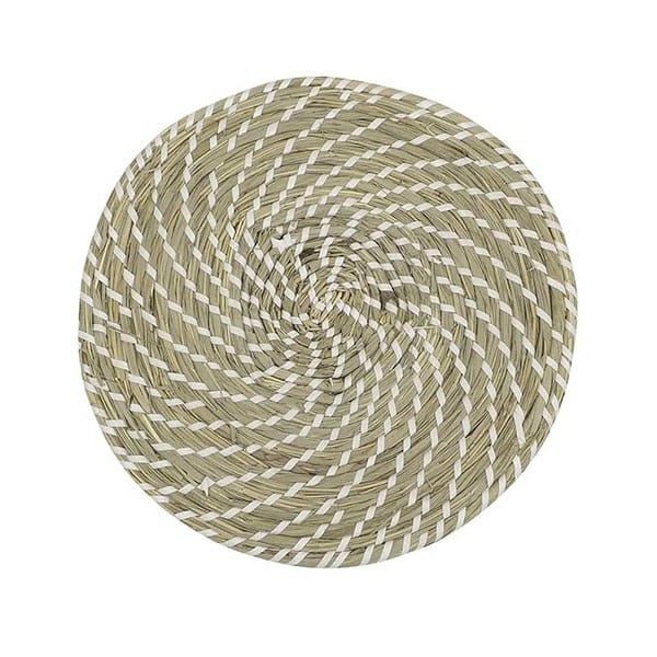 HomeStorie Thick Straw Round Mats for Decor and Hot Pots Pack of 1 - LXINDIA.COM