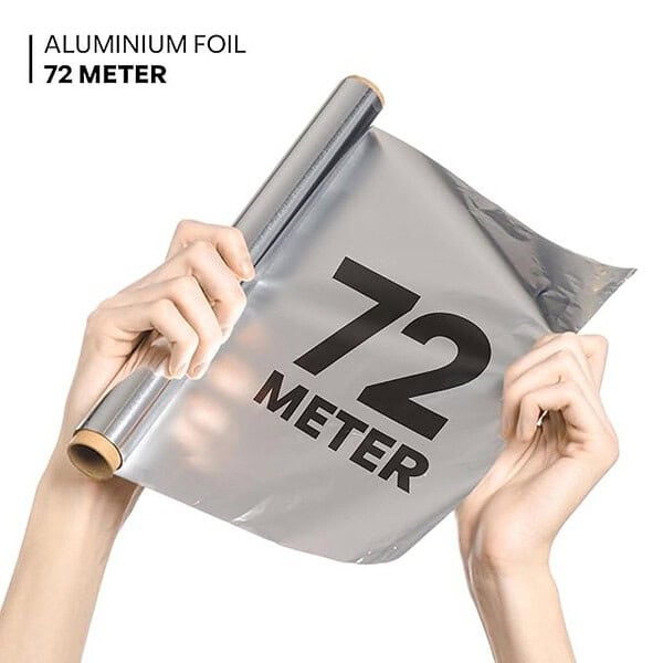 House Wrap Aluminium Foil 72 Meters for Food Packing Pack of 1 1 - LXINDIA.COM