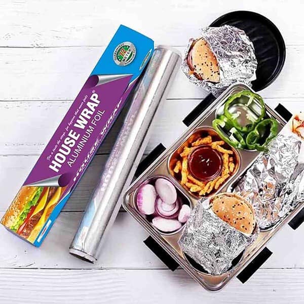 House Wrap Aluminium Foil 72 Meters for Food Packing Pack of 1 3 - LXINDIA.COM