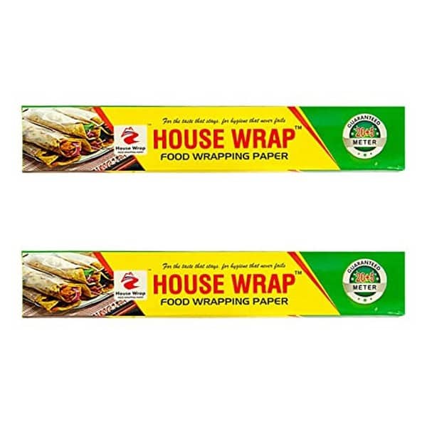 House Wrap Food Wrapping Paper Roll for Food Packing 25 Meter Pack of 2 - LXINDIA.COM