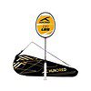 Hundred Rock 88 Badminton Racket Matte Black - LXINDIA.COM