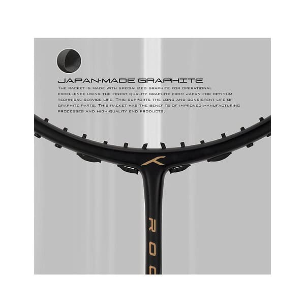 Hundred Rock 88 Badminton Racket Matte Blacka - LXINDIA.COM