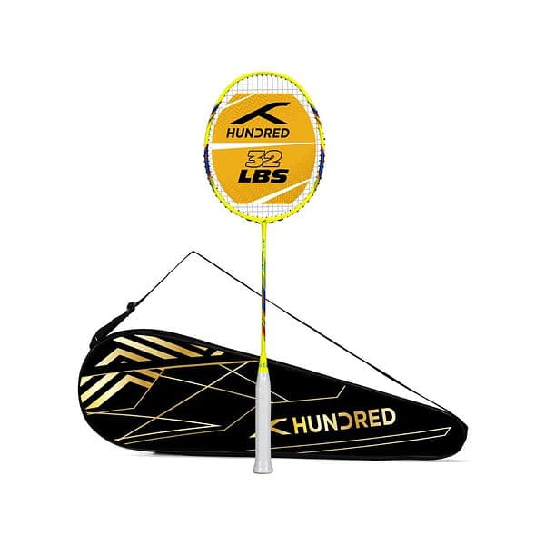 Hundred Rock 88 Badminton Racket Yellow and Blue - LXINDIA.COM