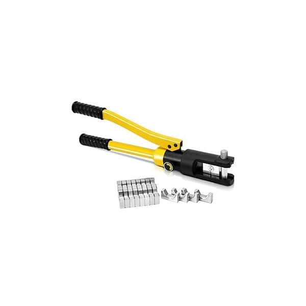 Hydraulic 16 Ton Wire Crimper Crimping Tool Plier kit with 11 DiesA - LXINDIA.COM