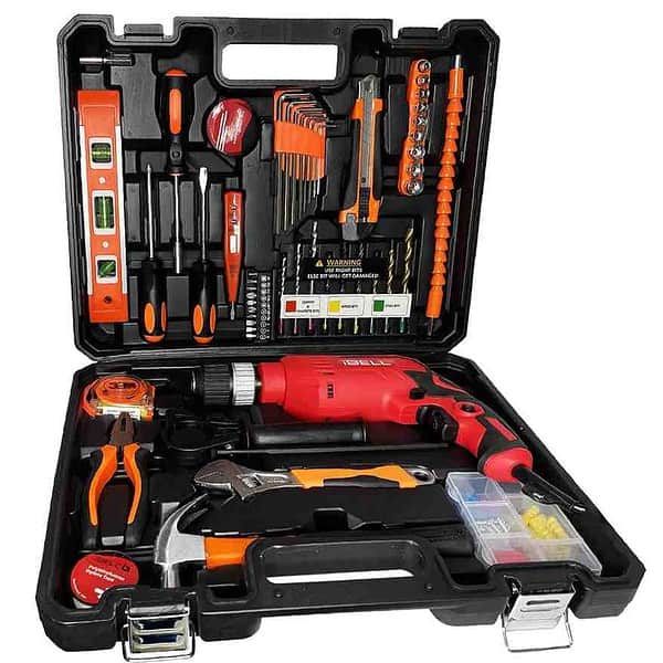 IBELL Professional Tool Kit with Impact Drill TD13 100 650 W - LXINDIA.COM