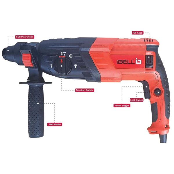 IBELL Rotary Hammer Drill RH26 26 2 - LXINDIA.COM