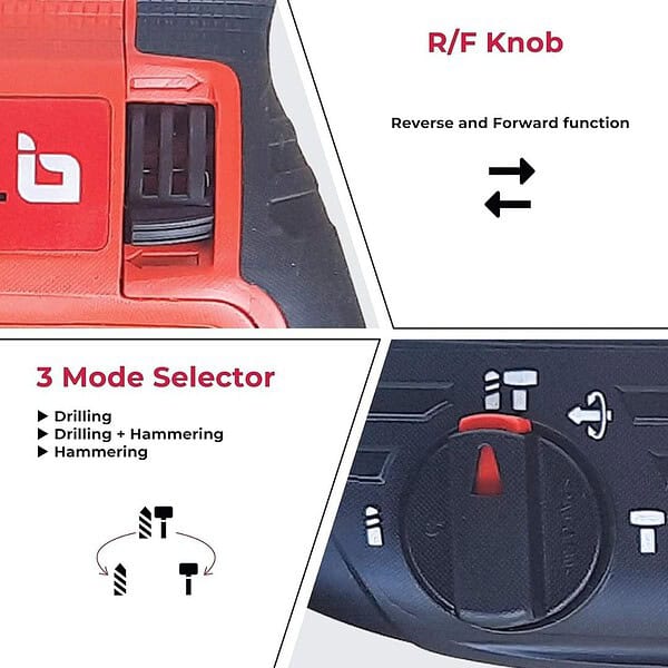 IBELL Rotary Hammer Drill RH26 261 - LXINDIA.COM