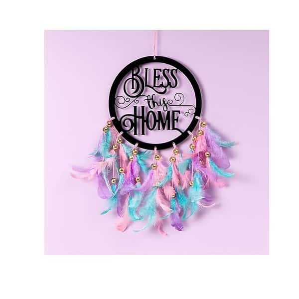 ILU Metal Dream Catcher Bless This Home Wall Hangings - LXINDIA.COM