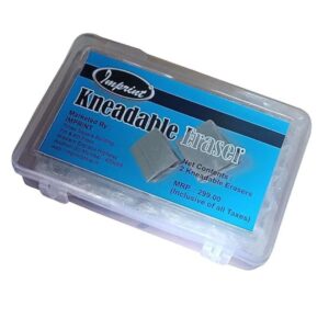 IMPRINT Kneadable Rubber Art Erasers Pack of 2 Grey - LXINDIA.COM