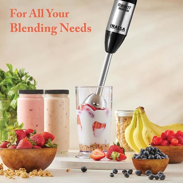 INALSA Electric Hand Blender with 500W Powerful DC Motor1 - LXINDIA.COM