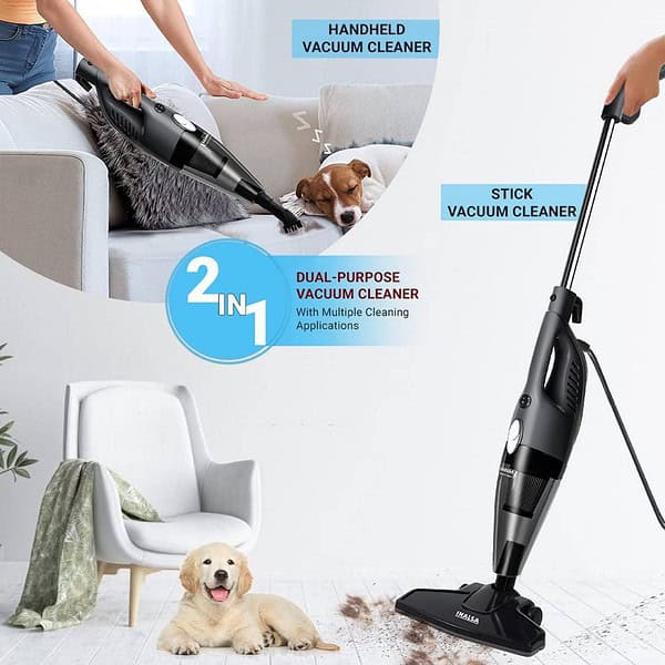 INALSA Vacuum Cleaner for Home GreyBlack Dura Clean Plus3 - LXINDIA.COM