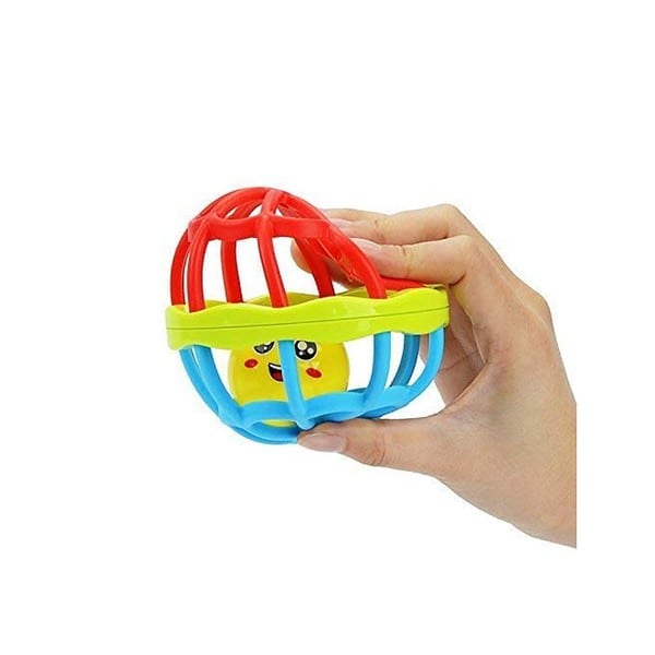 INCARNATION Colorful Plastic Soft Ball Rattle Toy for Baby 3 - LXINDIA.COM