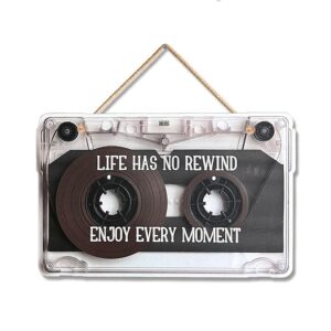 IT2M MDF Life Has No Rewind Wall Hanging for Wall Decor - LXINDIA.COM