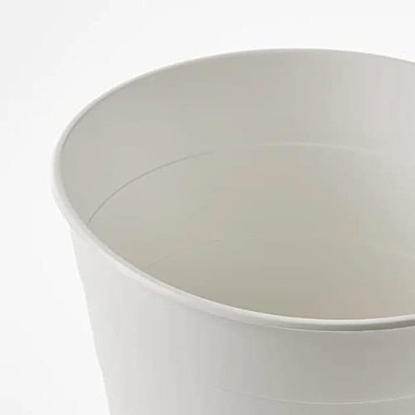 Ikea FNISS Plastic Open Top Waste Bin White 2 - LXINDIA.COM