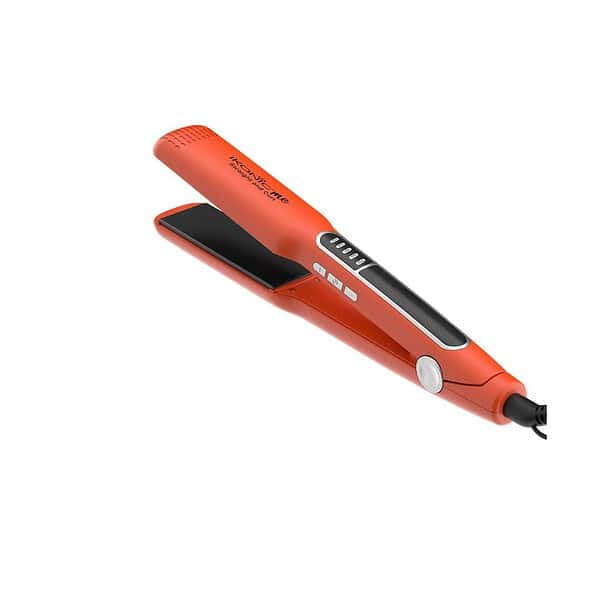 Ikonic 2 in 1 Straight n Curl Wide Hair Straightener Wide Orange A - LXINDIA.COM