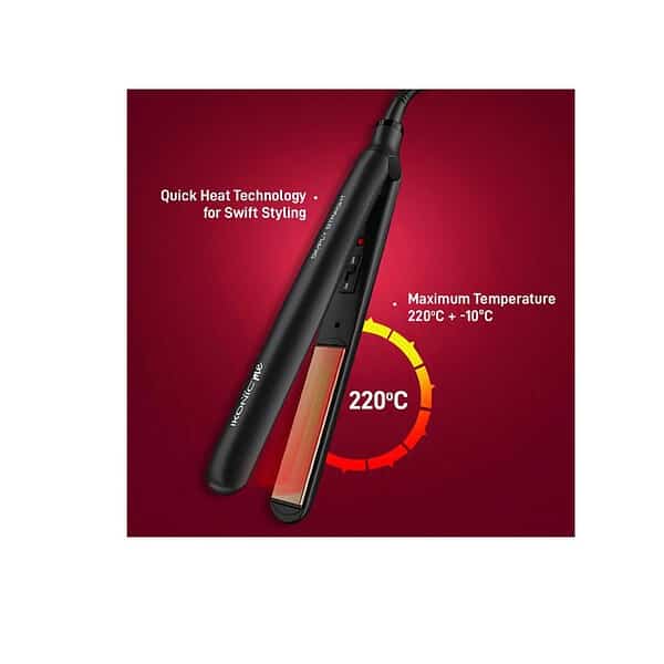 Ikonic Simply Straight Hair Straightener for Women Black B - LXINDIA.COM