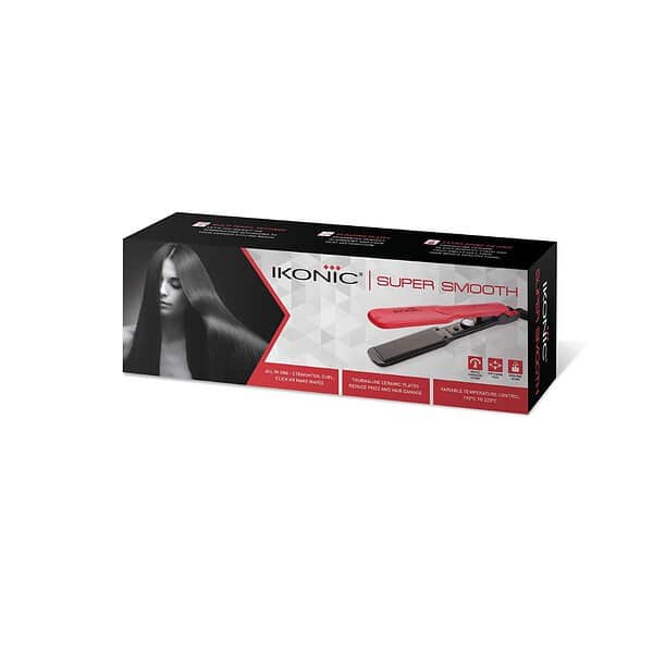 Ikonic Super Smooth Hair Straightener RED B - LXINDIA.COM