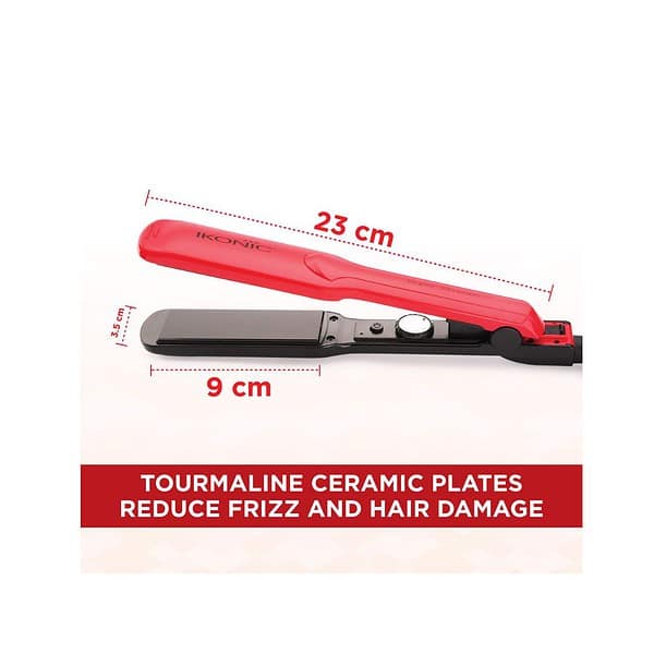 Ikonic Super Smooth Hair Straightener RED C - LXINDIA.COM