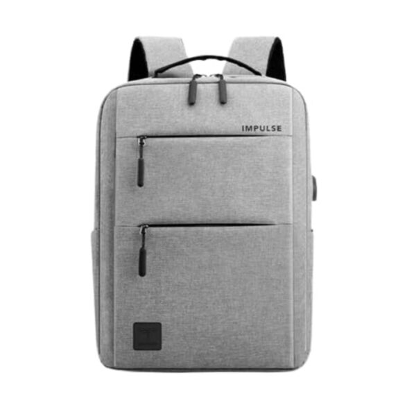 Impulse EmpowerElite 25L Unisex Water Resistant Travel Laptop Backpack with USB Charging PortGrey - LXINDIA.COM