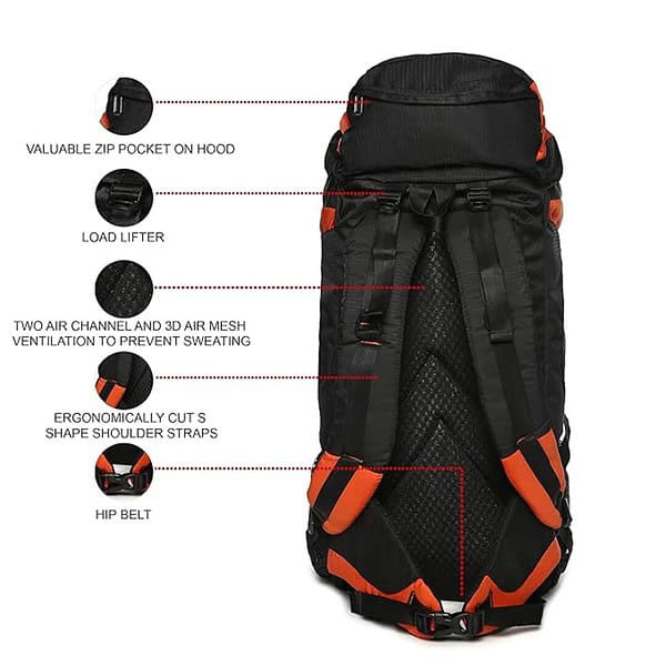 Impulse Waterproof Travelling Trekking Hiking Camping Backpack 1 - LXINDIA.COM