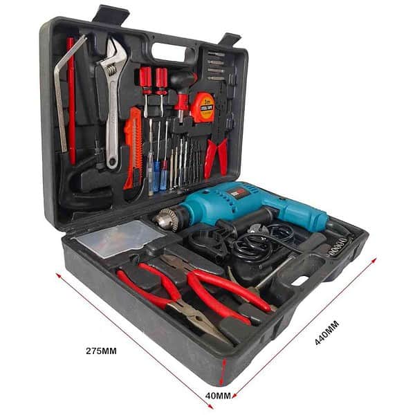 Inditrust Impact Drill machine tool kit 700W1 1 - LXINDIA.COM