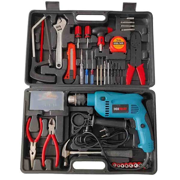 Inditrust Impact Drill machine tool kit 700W2 1 - LXINDIA.COM