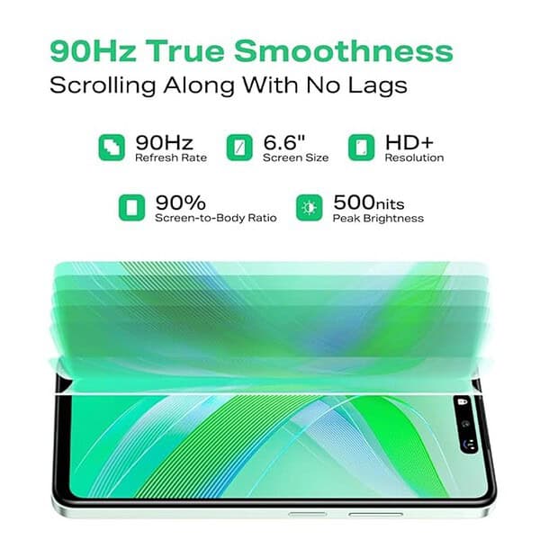 Infinix Smart 8 HD 64 GB 3GB RAM Crystal Green 2 - LXINDIA.COM