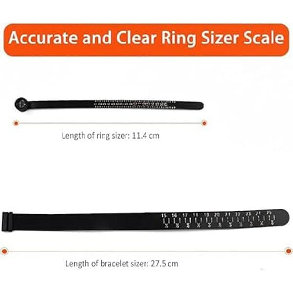 Inralimot 2 in 1 Bracelet Sizer and Ring Sizer Measuring Tool1 - LXINDIA.COM