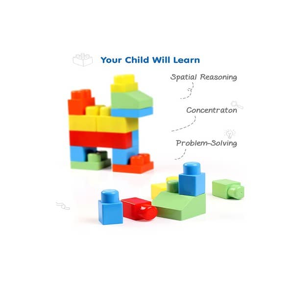 Intelliskills Premium 40 Pcs Mega Building Blocks for Kids 1 - LXINDIA.COM