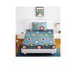 JAMUWAL Cotton Grey Lion Bedsheet - LXINDIA.COM