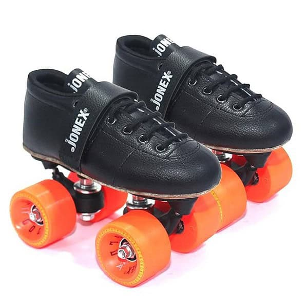 JJ Jonex Shoe Skates Shoe Skates for Kids Fix Body Shoe Skates Black Gold 1 - LXINDIA.COM