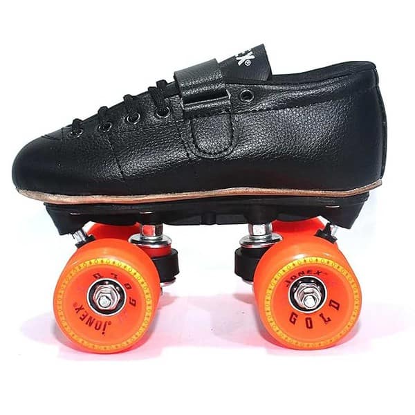 JJ Jonex Shoe Skates Shoe Skates for Kids Fix Body Shoe Skates Black Gold 2 - LXINDIA.COM